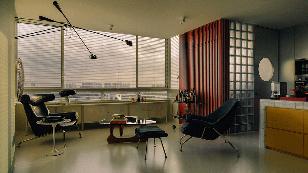 BIM建筑|灵动色彩之家:位于新加坡的粗野派公寓改造 / SPARK BIM建筑|灵动色彩之家:位于新加坡的粗野派公寓改造 / SPARK