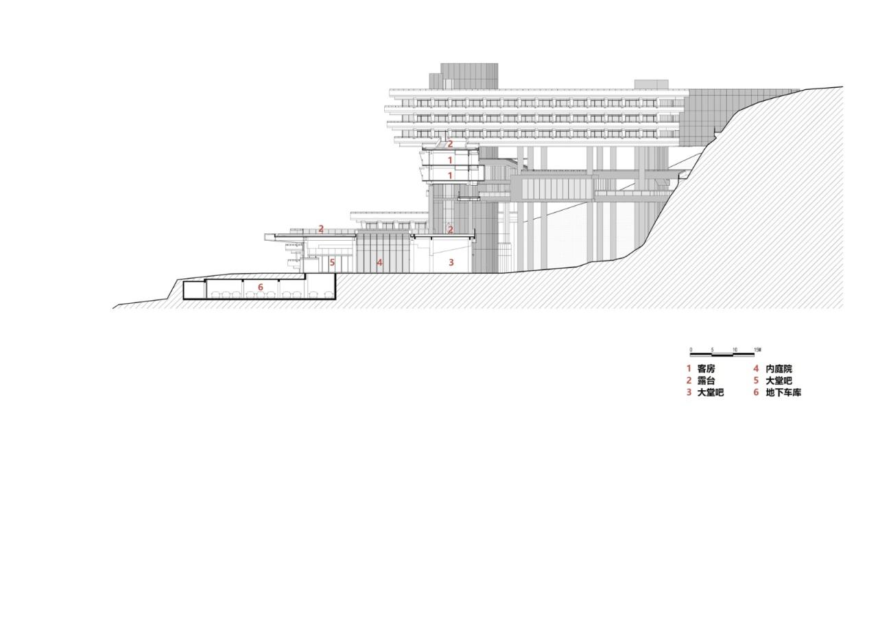 BIM建筑|徐州园博园宕口酒店 / 筑境设计 BIM建筑|徐州园博园宕口酒店 / 筑境设计