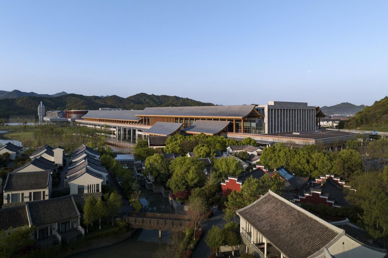 BIM建筑|稻田与廊桥 - 宁波国际会议中心 / 汤桦建筑设计 BIM建筑|稻田与廊桥 - 宁波国际会议中心 / 汤桦建筑设计