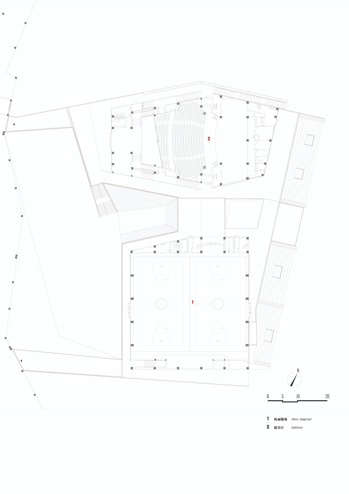 BIM建筑|杭州中泰中学建筑设计 / LZGC量子构城设计事务所+浙江建院建筑规划设计院 BIM建筑|杭州中泰中学建筑设计 / LZGC量子构城设计事务所+浙江建院建筑规划设计院