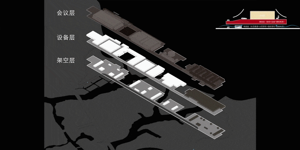 BIM建筑|稻田与廊桥 - 宁波国际会议中心 / 汤桦建筑设计 BIM建筑|稻田与廊桥 - 宁波国际会议中心 / 汤桦建筑设计