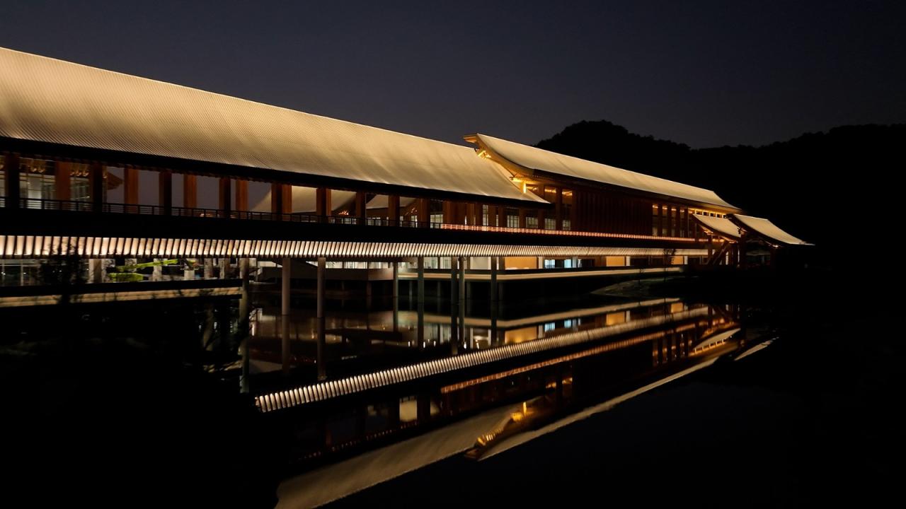 BIM建筑|稻田与廊桥 - 宁波国际会议中心 / 汤桦建筑设计 BIM建筑|稻田与廊桥 - 宁波国际会议中心 / 汤桦建筑设计