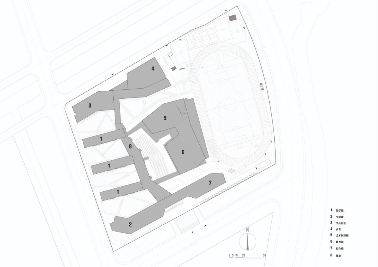 BIM建筑|杭州中泰中学建筑设计 / LZGC量子构城设计事务所+浙江建院建筑规划设计院 BIM建筑|杭州中泰中学建筑设计 / LZGC量子构城设计事务所+浙江建院建筑规划设计院