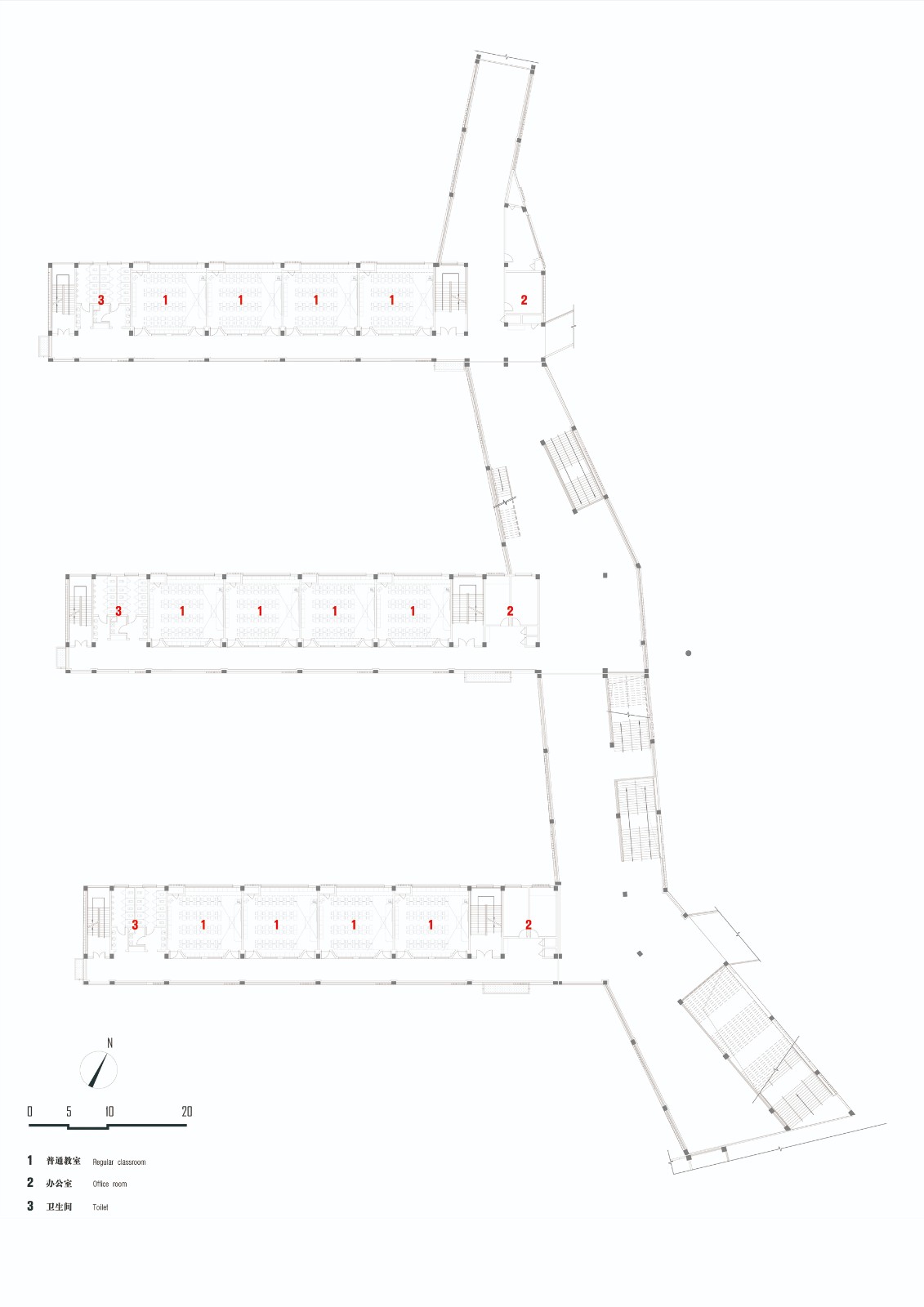 BIM建筑|杭州中泰中学建筑设计 / LZGC量子构城设计事务所+浙江建院建筑规划设计院 BIM建筑|杭州中泰中学建筑设计 / LZGC量子构城设计事务所+浙江建院建筑规划设计院