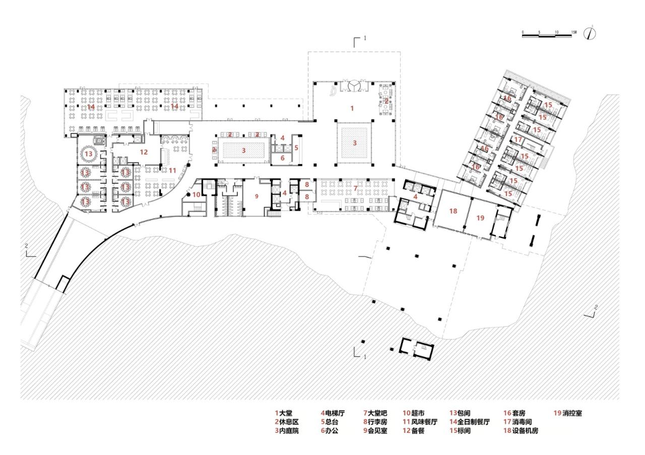 BIM建筑|徐州园博园宕口酒店 / 筑境设计 BIM建筑|徐州园博园宕口酒店 / 筑境设计