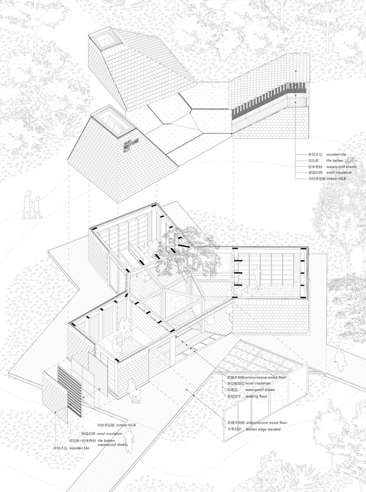 BIM建筑|高山书屋 / MAT 超级建筑事务所 BIM建筑|高山书屋 / MAT 超级建筑事务所