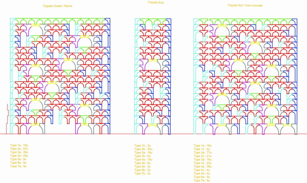 BIM建筑|414 个拱顶,‘蓝色之门’住宅 / PietriArchitectes BIM建筑|414 个拱顶,‘蓝色之门’住宅 / PietriArchitectes