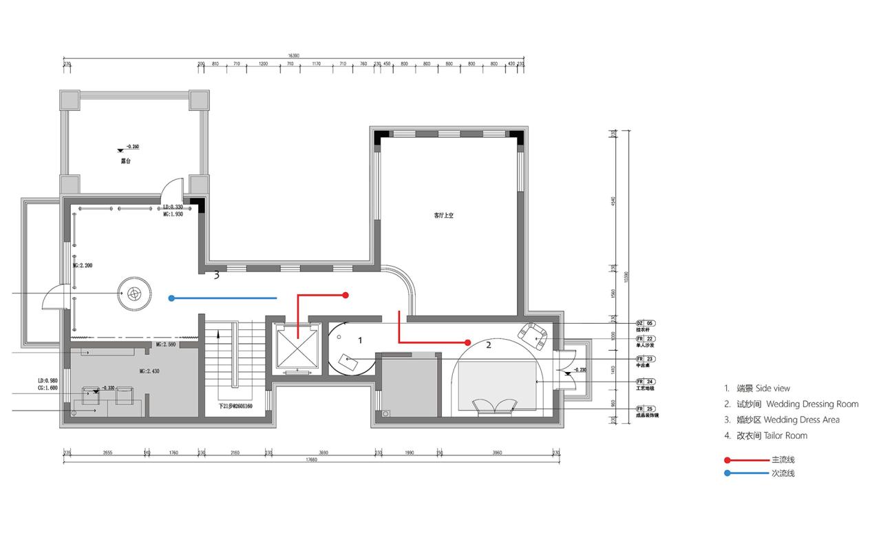 BIM建筑|LAN Bridal婚纱集合店 / WUMICHI伍米尺建筑设计 BIM建筑|LAN Bridal婚纱集合店 / WUMICHI伍米尺建筑设计