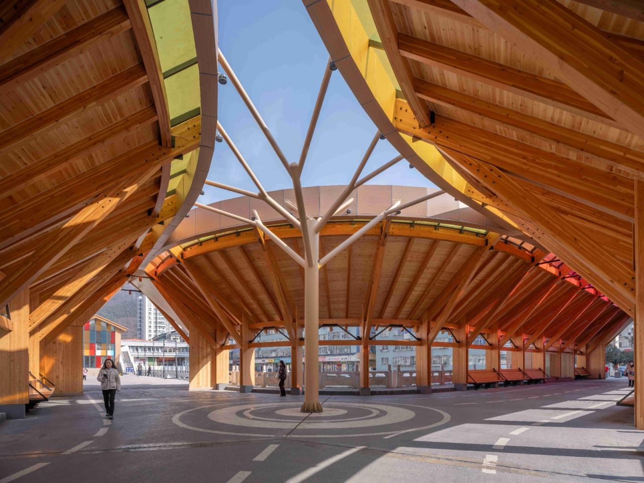 BIM建筑|康县新人字桥及周边商业街更新设计 / 三文建筑 何崴工作室 BIM建筑|康县新人字桥及周边商业街更新设计 / 三文建筑 何崴工作室