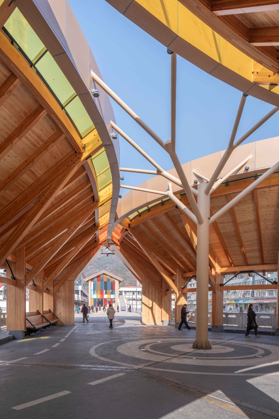 BIM建筑|康县新人字桥及周边商业街更新设计 / 三文建筑 何崴工作室 BIM建筑|康县新人字桥及周边商业街更新设计 / 三文建筑 何崴工作室