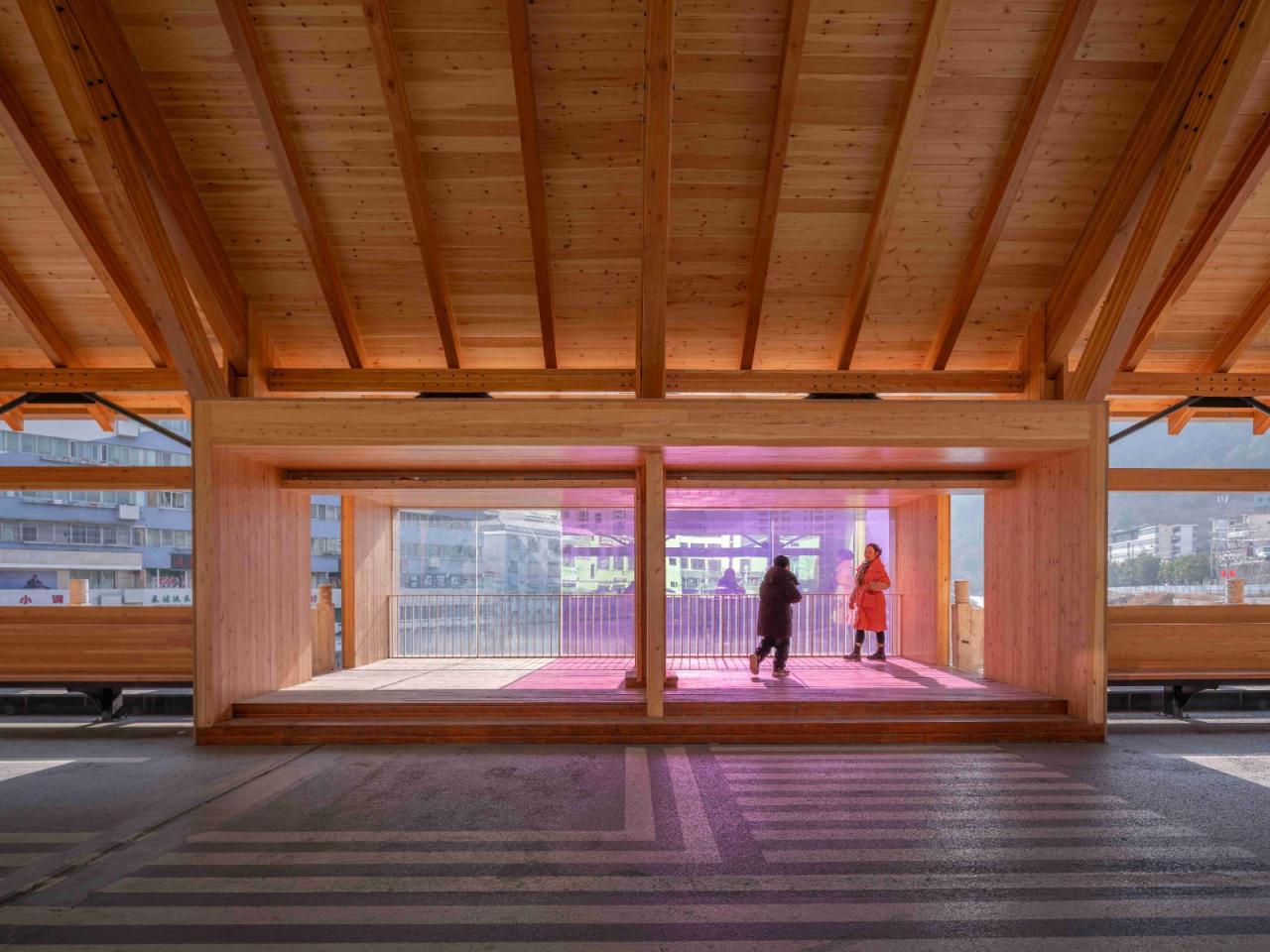 BIM建筑|康县新人字桥及周边商业街更新设计 / 三文建筑 何崴工作室 BIM建筑|康县新人字桥及周边商业街更新设计 / 三文建筑 何崴工作室