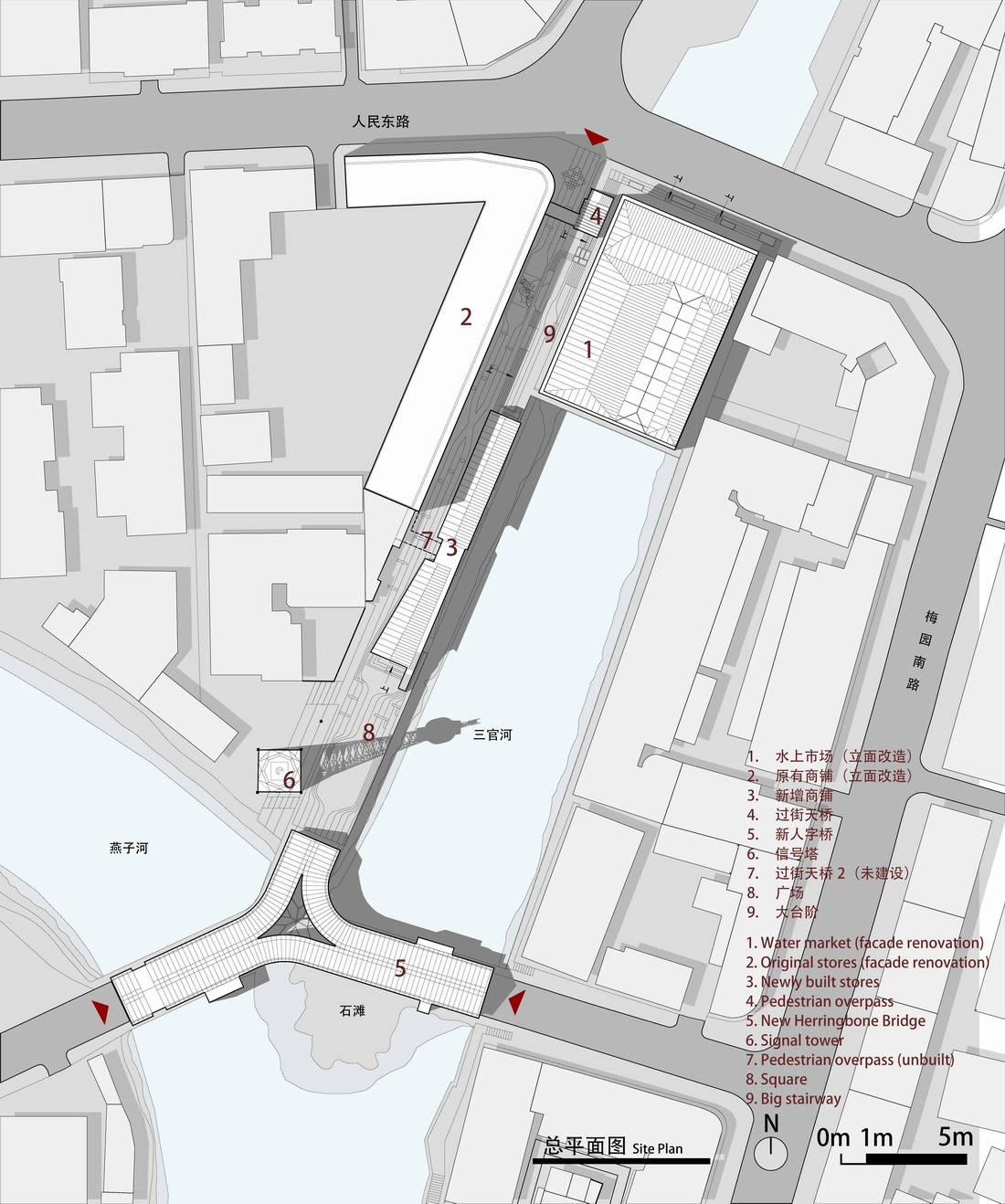 BIM建筑|康县新人字桥及周边商业街更新设计 / 三文建筑 何崴工作室 BIM建筑|康县新人字桥及周边商业街更新设计 / 三文建筑 何崴工作室