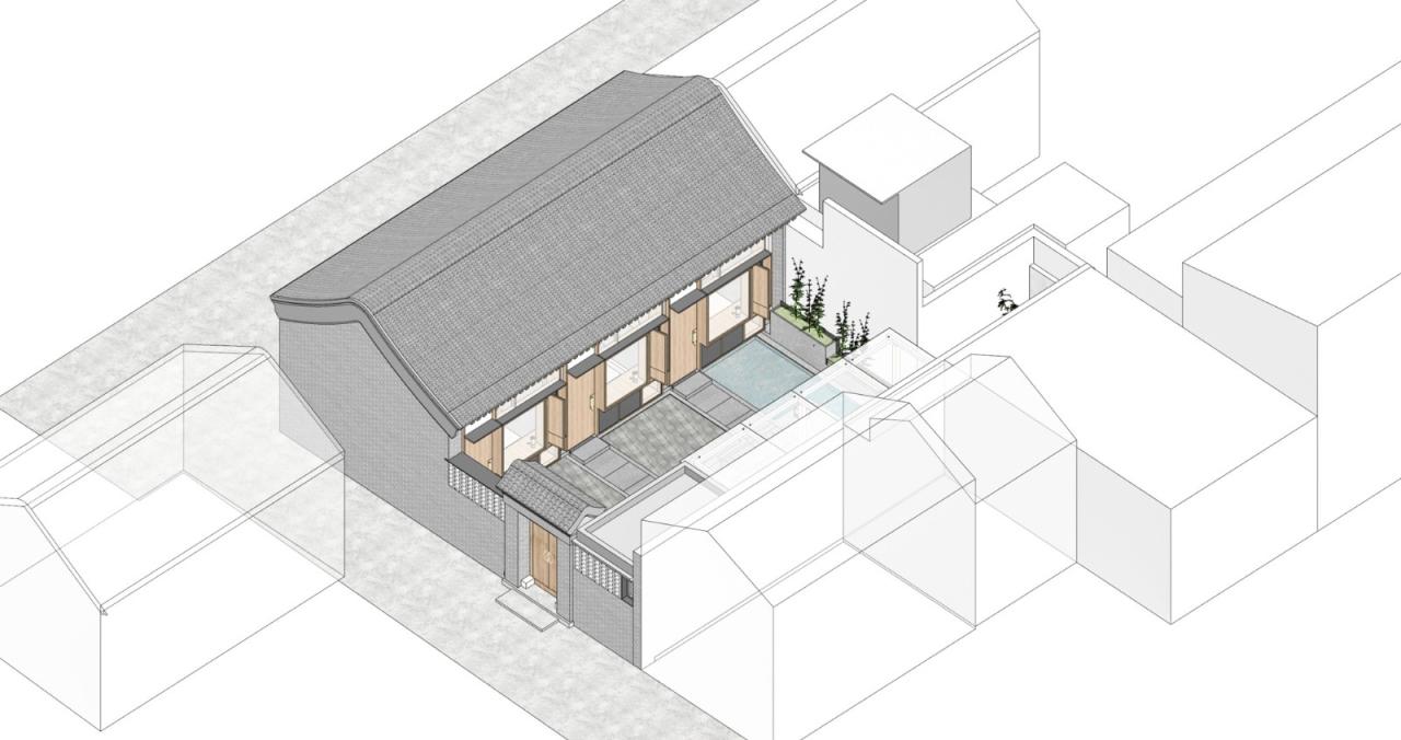 BIM建筑|刘海胡同:合院民宿 / 王维仁建筑设计研究室 BIM建筑|刘海胡同:合院民宿 / 王维仁建筑设计研究室