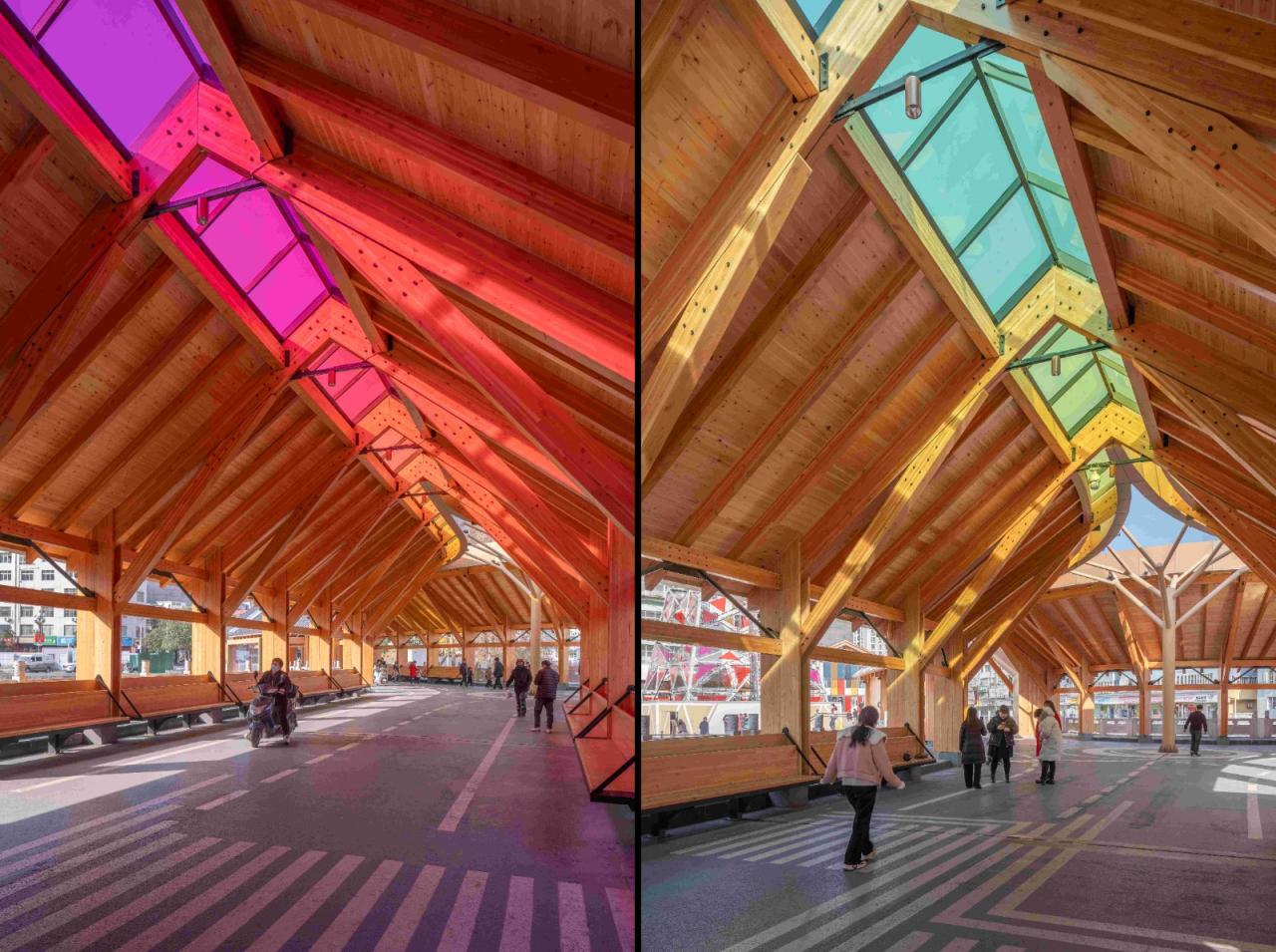 BIM建筑|康县新人字桥及周边商业街更新设计 / 三文建筑 何崴工作室 BIM建筑|康县新人字桥及周边商业街更新设计 / 三文建筑 何崴工作室