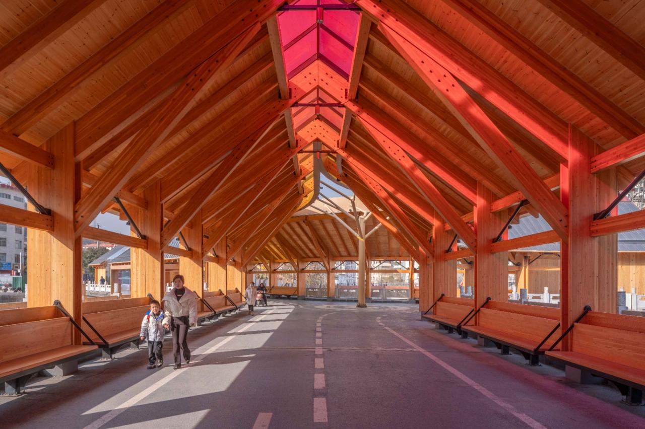 BIM建筑|康县新人字桥及周边商业街更新设计 / 三文建筑 何崴工作室 BIM建筑|康县新人字桥及周边商业街更新设计 / 三文建筑 何崴工作室