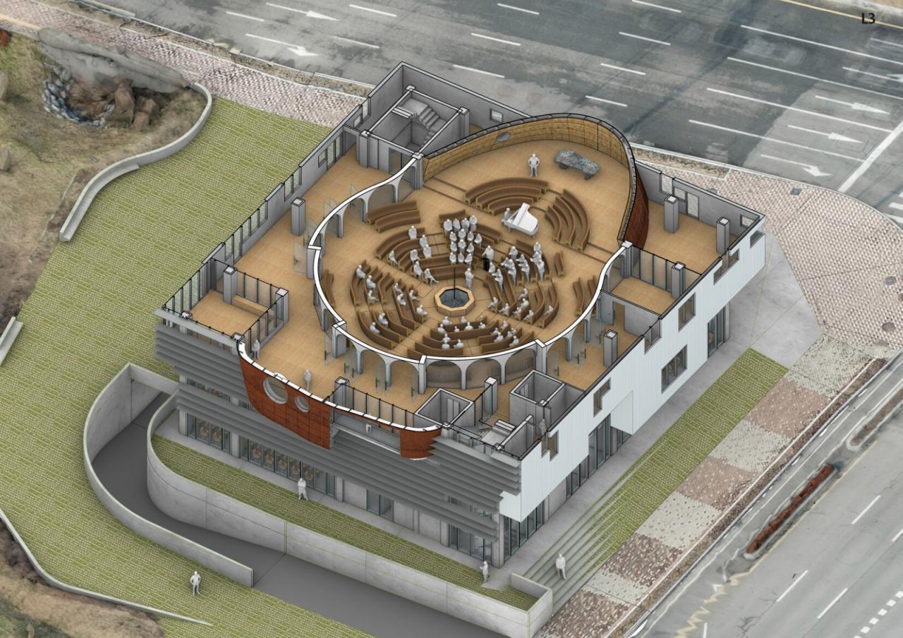 BIM建筑|永宗岛恩诺里教堂 / shinslab architecture BIM建筑|永宗岛恩诺里教堂 / shinslab architecture