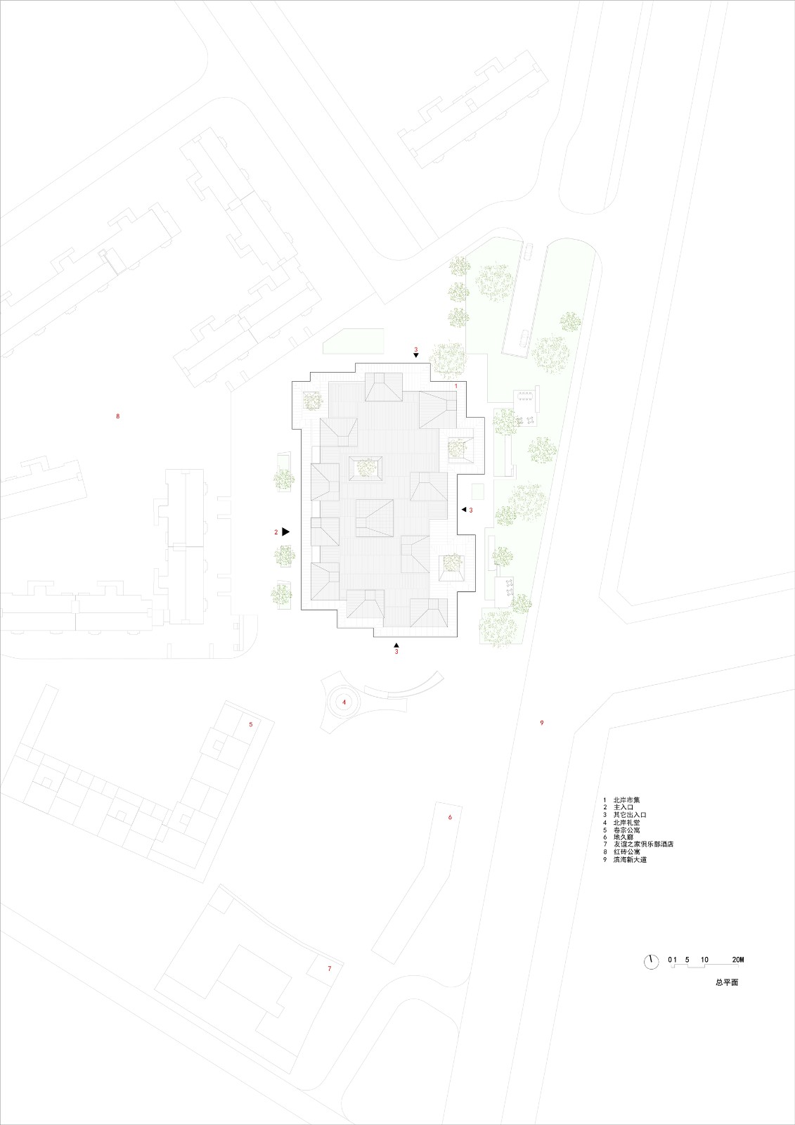 BIM建筑|阿那亚北岸市集 / 致正建筑工作室 BIM建筑|阿那亚北岸市集 / 致正建筑工作室