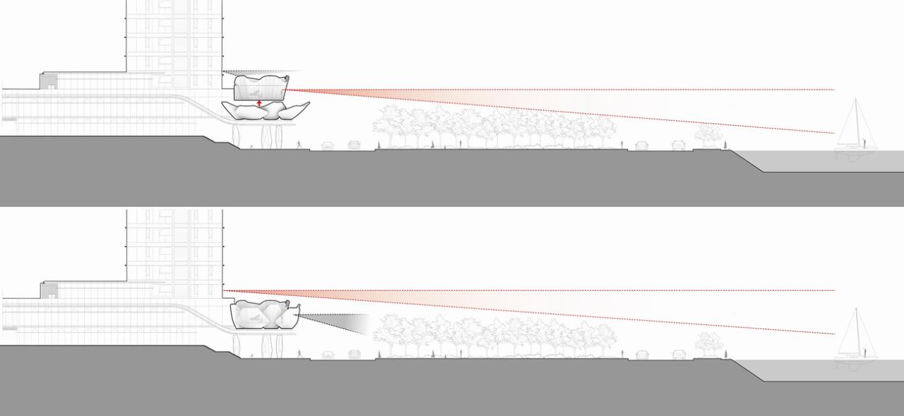 BIM建筑|整体可动的动态建筑:长沙“湘江之眼” / 朱培栋-line+建筑事务所 BIM建筑|整体可动的动态建筑:长沙“湘江之眼” / 朱培栋-line+建筑事务所