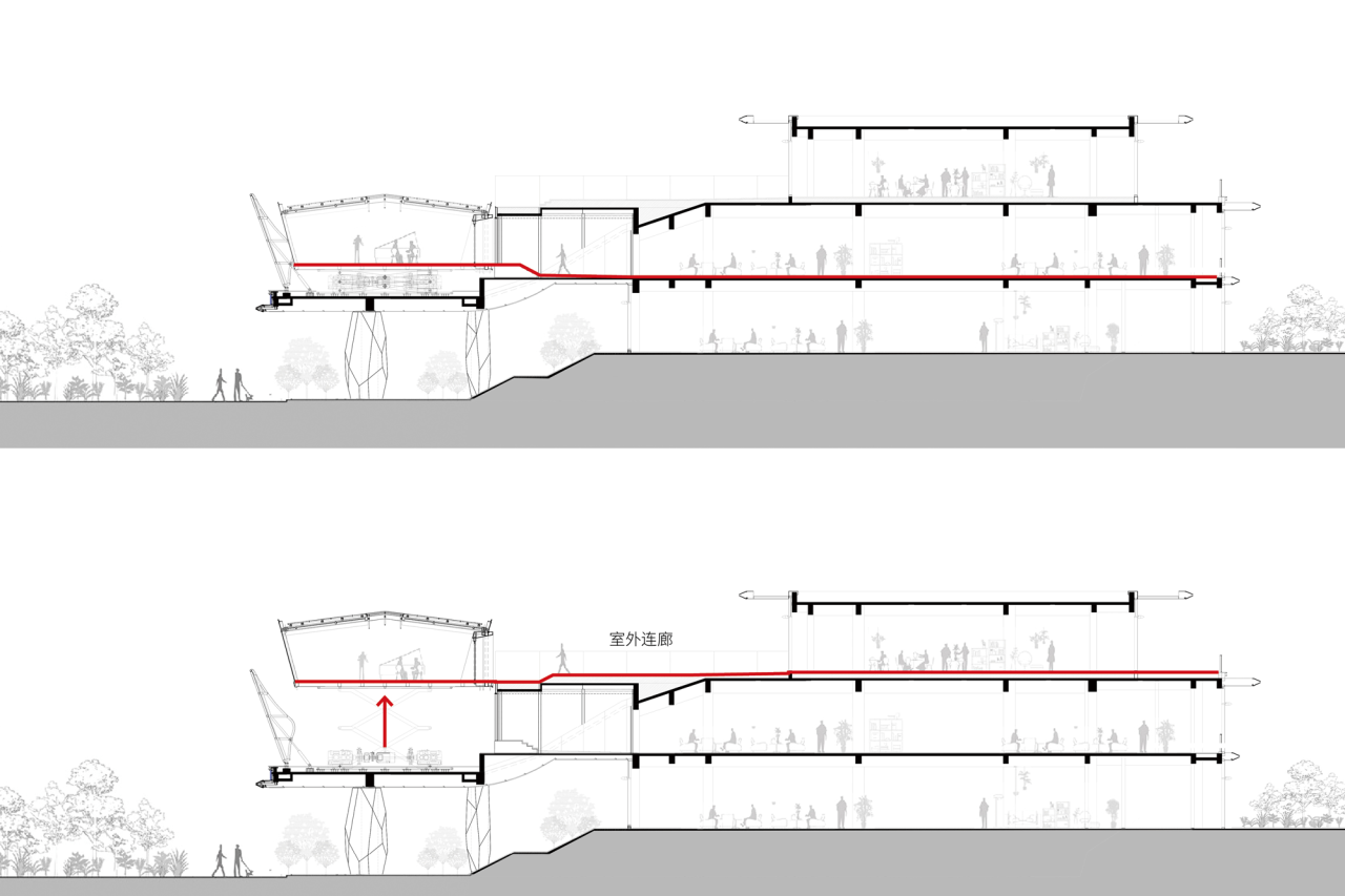 BIM建筑|整体可动的动态建筑:长沙“湘江之眼” / 朱培栋-line+建筑事务所 BIM建筑|整体可动的动态建筑:长沙“湘江之眼” / 朱培栋-line+建筑事务所