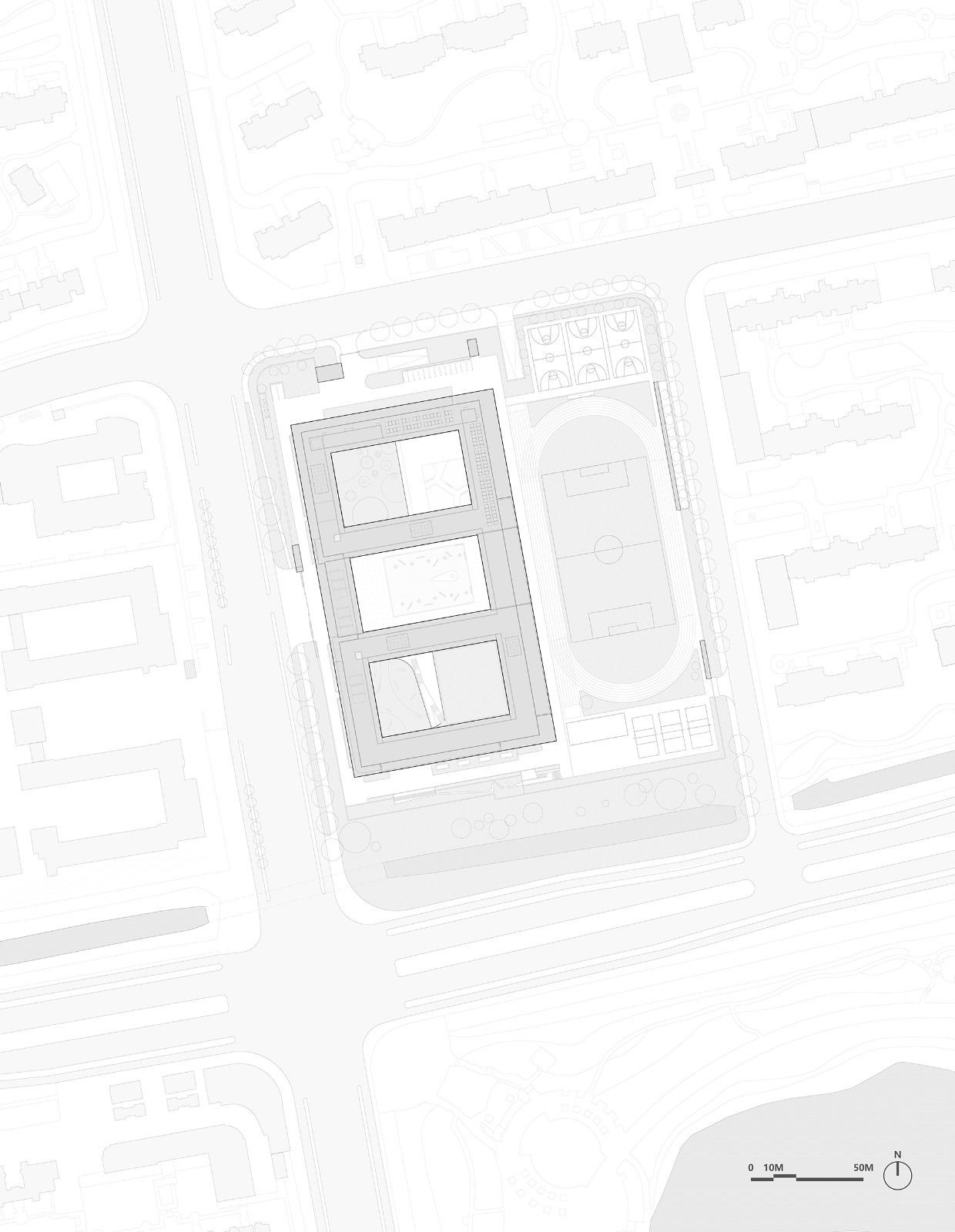 BIM建筑|仙林学校 / 雁飞建筑事务所 BIM建筑|仙林学校 / 雁飞建筑事务所