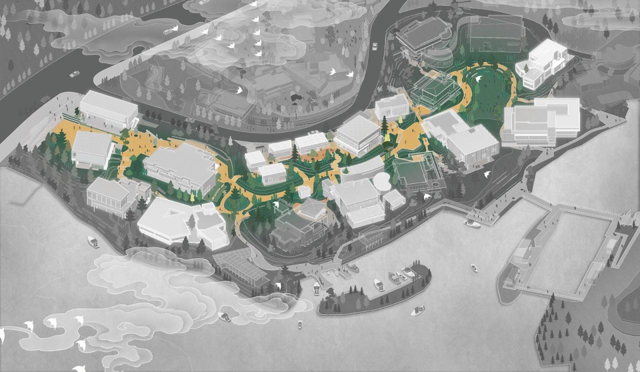 BIM建筑|麓湖CPI岛 / 几里建筑 BIM建筑|麓湖CPI岛 / 几里建筑