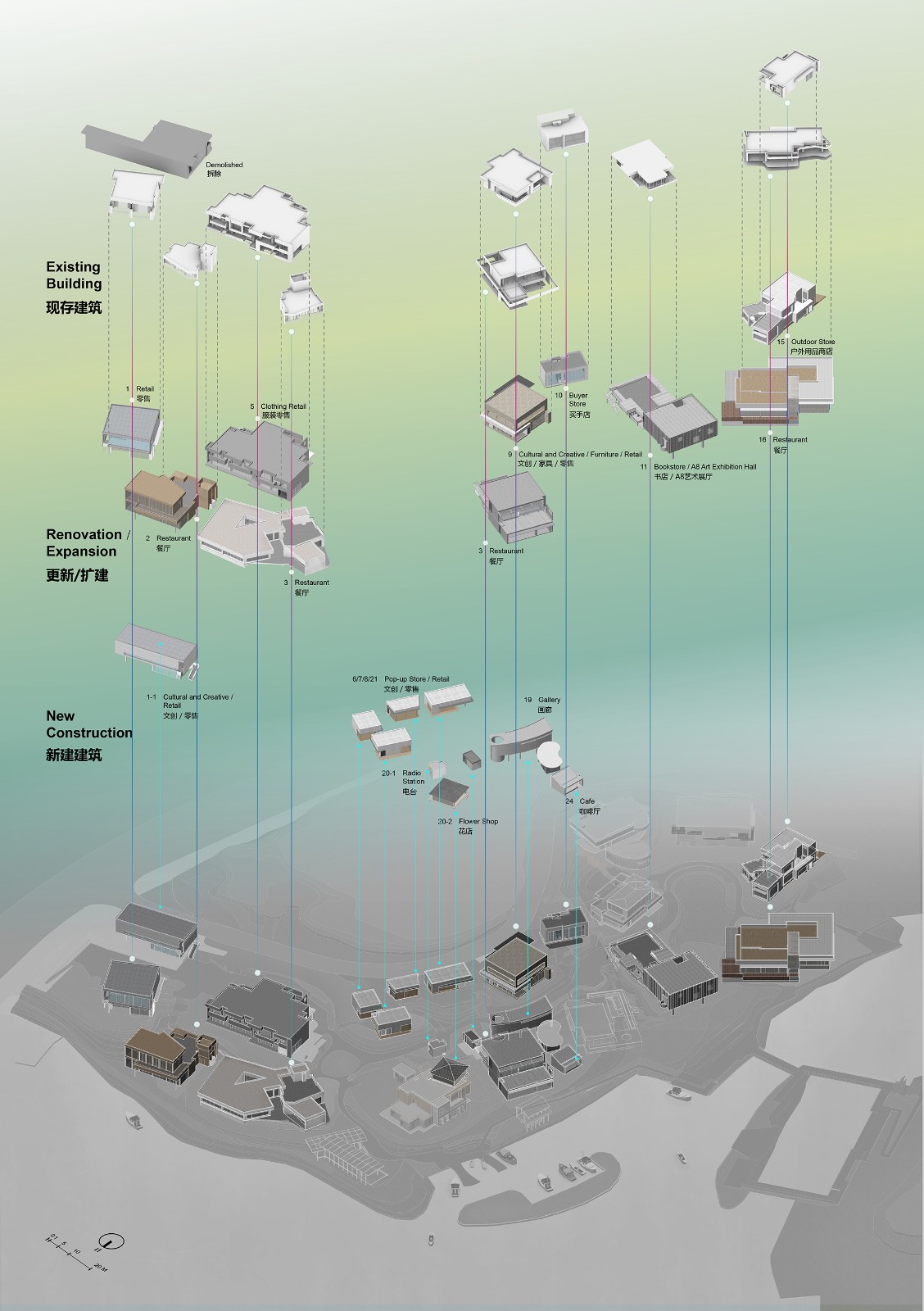 BIM建筑|麓湖CPI岛 / 几里建筑 BIM建筑|麓湖CPI岛 / 几里建筑