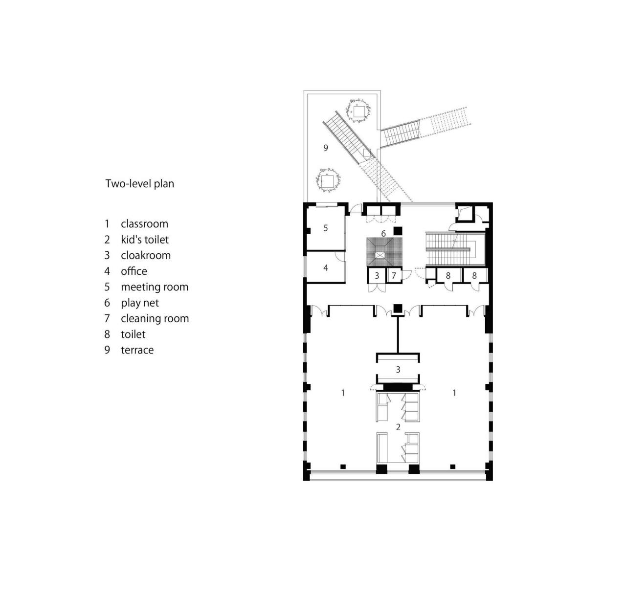 BIM建筑|IBG ”H”幼儿园 / 日比野設計 + 幼児の城 BIM建筑|IBG ”H”幼儿园 / 日比野設計 + 幼児の城