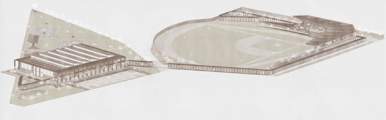 BIM建筑|Manuel Vargas Iziquierdo 棒球场与体育中心 / Bernardo Quinzaños + CCA Centro de Colaboración Arquitectónica BIM建筑|Manuel Vargas Iziquierdo 棒球场与体育中心 / Bernardo Quinzaños + CCA Centro de Colaboración Arquitectónica