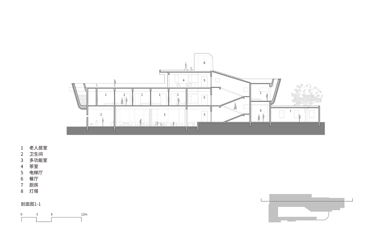 BIM建筑|孤岛浮舟:舟山柴山岛托老所 / 孟凡浩-line+建筑事务所 BIM建筑|孤岛浮舟:舟山柴山岛托老所 / 孟凡浩-line+建筑事务所