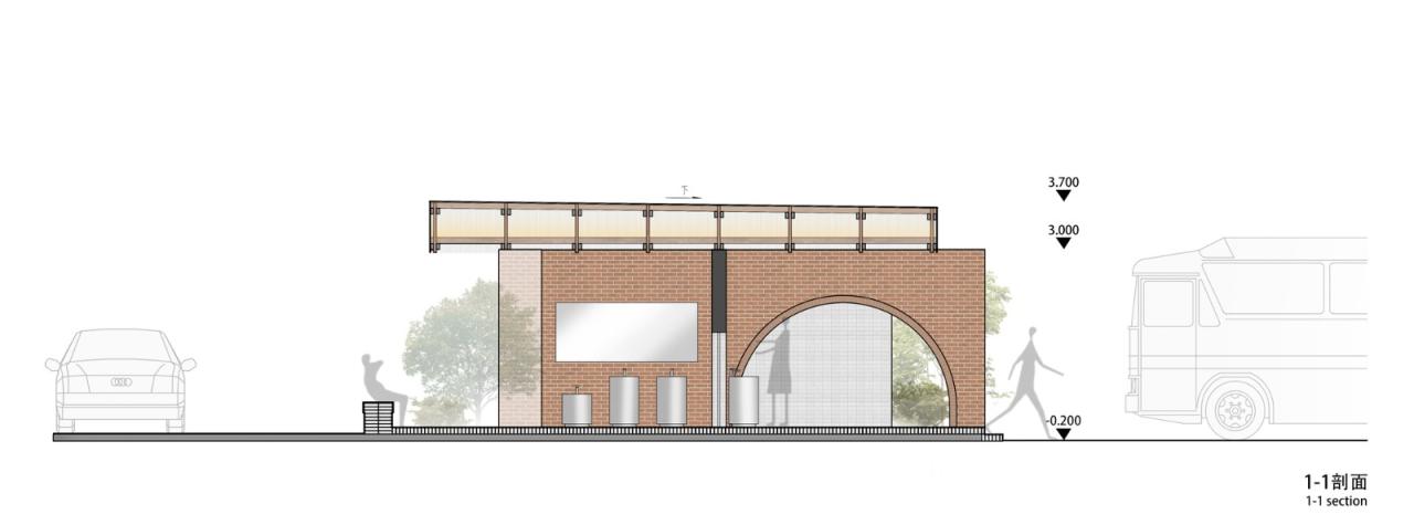 BIM建筑|留坝老街红砖公厕 / 尌林建筑设计事务所 BIM建筑|留坝老街红砖公厕 / 尌林建筑设计事务所