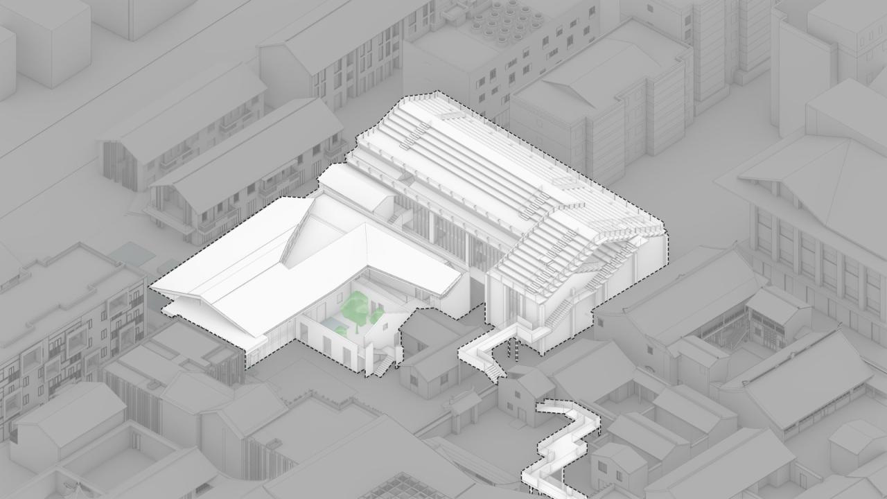 BIM建筑|大周画室及其周边区域改造 / SpActrum 谱观 BIM建筑|大周画室及其周边区域改造 / SpActrum 谱观
