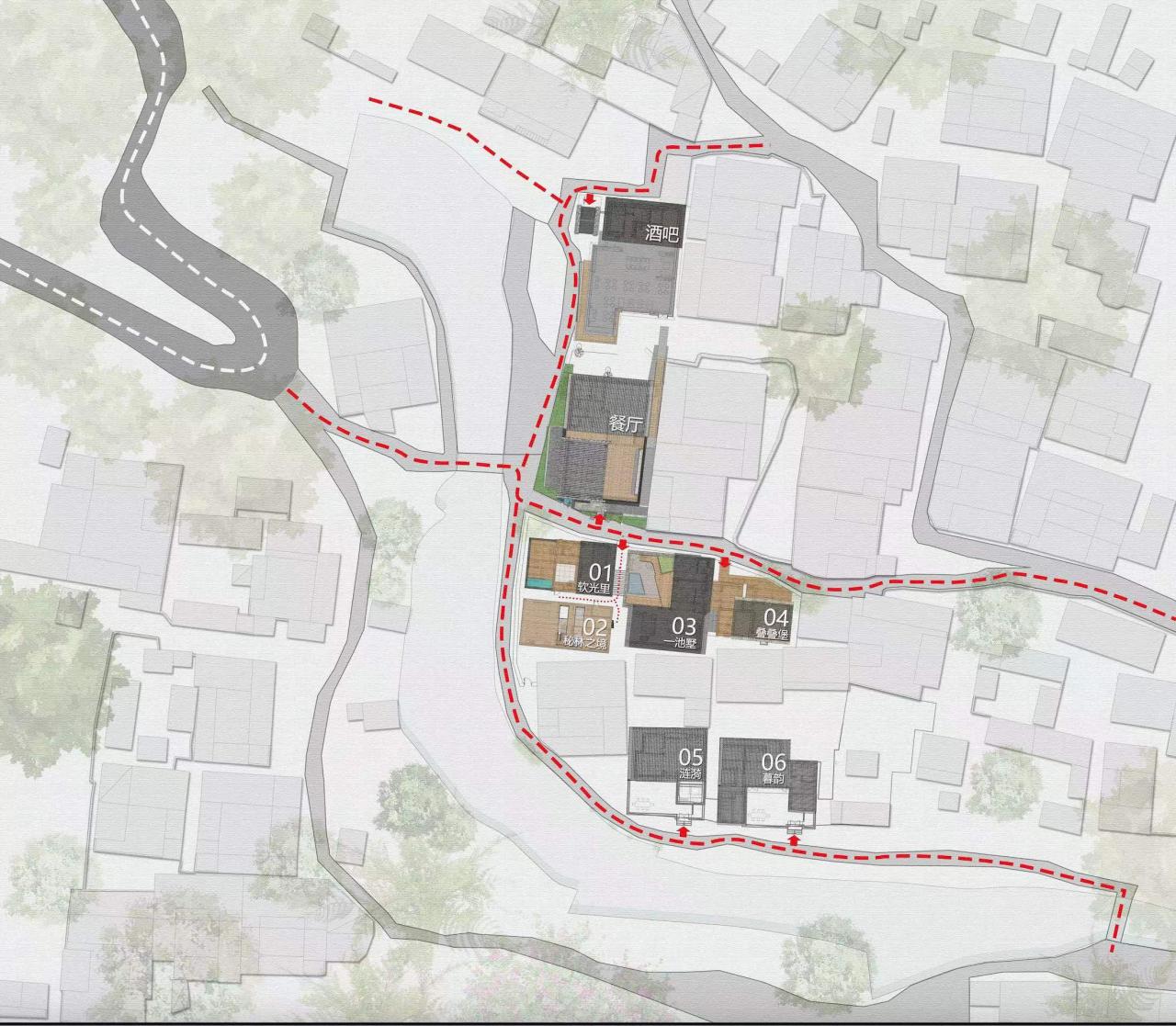 BIM建筑|以景为据:济南东泉村民宿集群设计 / GW空间设计 BIM建筑|以景为据:济南东泉村民宿集群设计 / GW空间设计