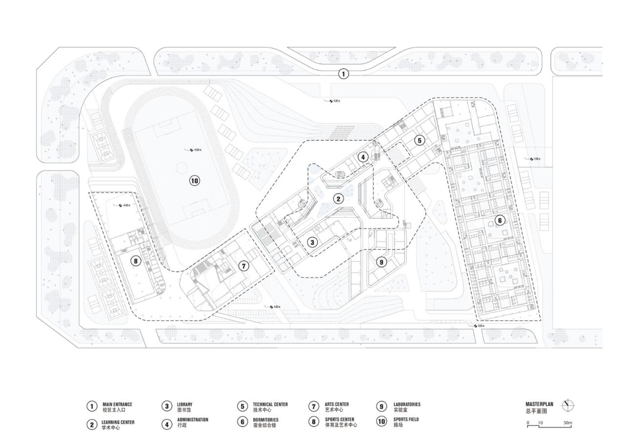 BIM建筑|北京大学附属中学海口学校 / Crossboundaries BIM建筑|北京大学附属中学海口学校 / Crossboundaries