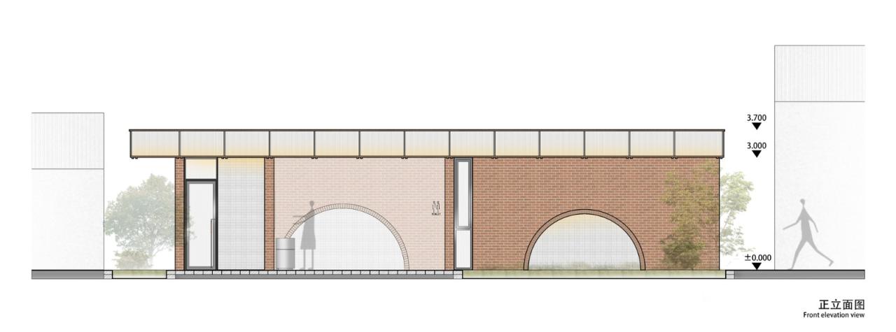 BIM建筑|留坝老街红砖公厕 / 尌林建筑设计事务所 BIM建筑|留坝老街红砖公厕 / 尌林建筑设计事务所