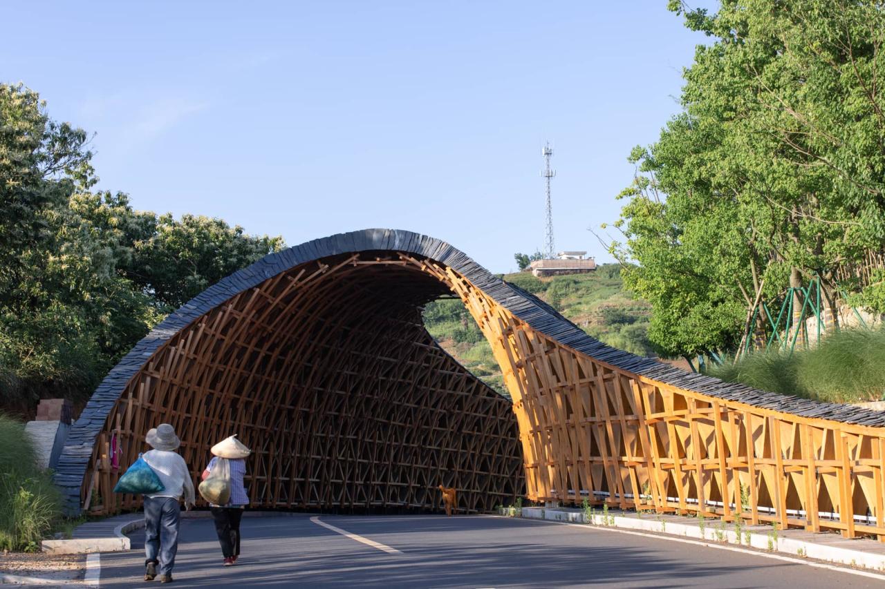 BIM建筑|上天入地:下岩贝穿云编木隧&腾云气象环 / 朱培栋-line+建筑事务所 BIM建筑|上天入地:下岩贝穿云编木隧&腾云气象环 / 朱培栋-line+建筑事务所