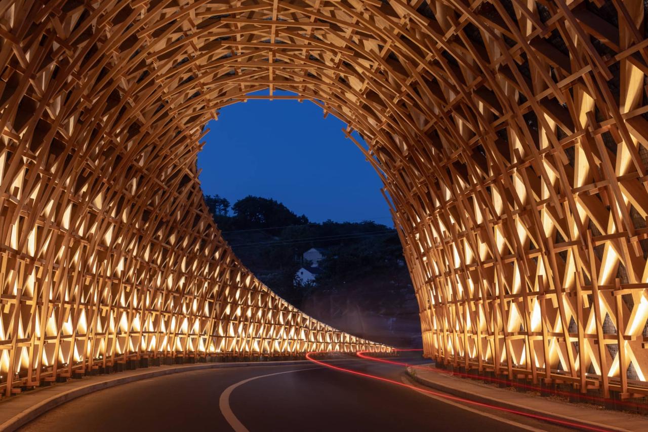 BIM建筑|上天入地:下岩贝穿云编木隧&腾云气象环 / 朱培栋-line+建筑事务所 BIM建筑|上天入地:下岩贝穿云编木隧&腾云气象环 / 朱培栋-line+建筑事务所