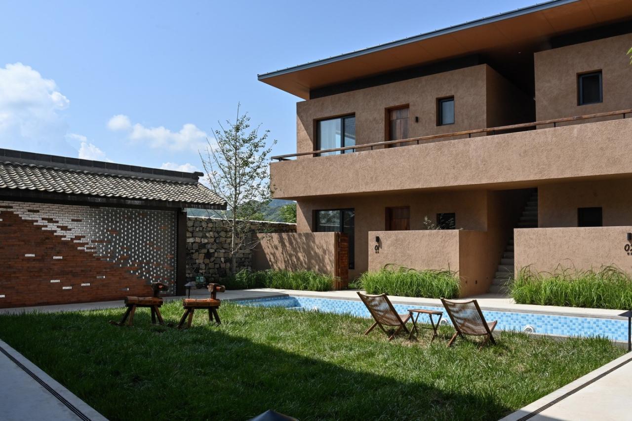 BIM建筑|伴山而居:后院•溜石港民宿 / GW空间设计 BIM建筑|伴山而居:后院•溜石港民宿 / GW空间设计