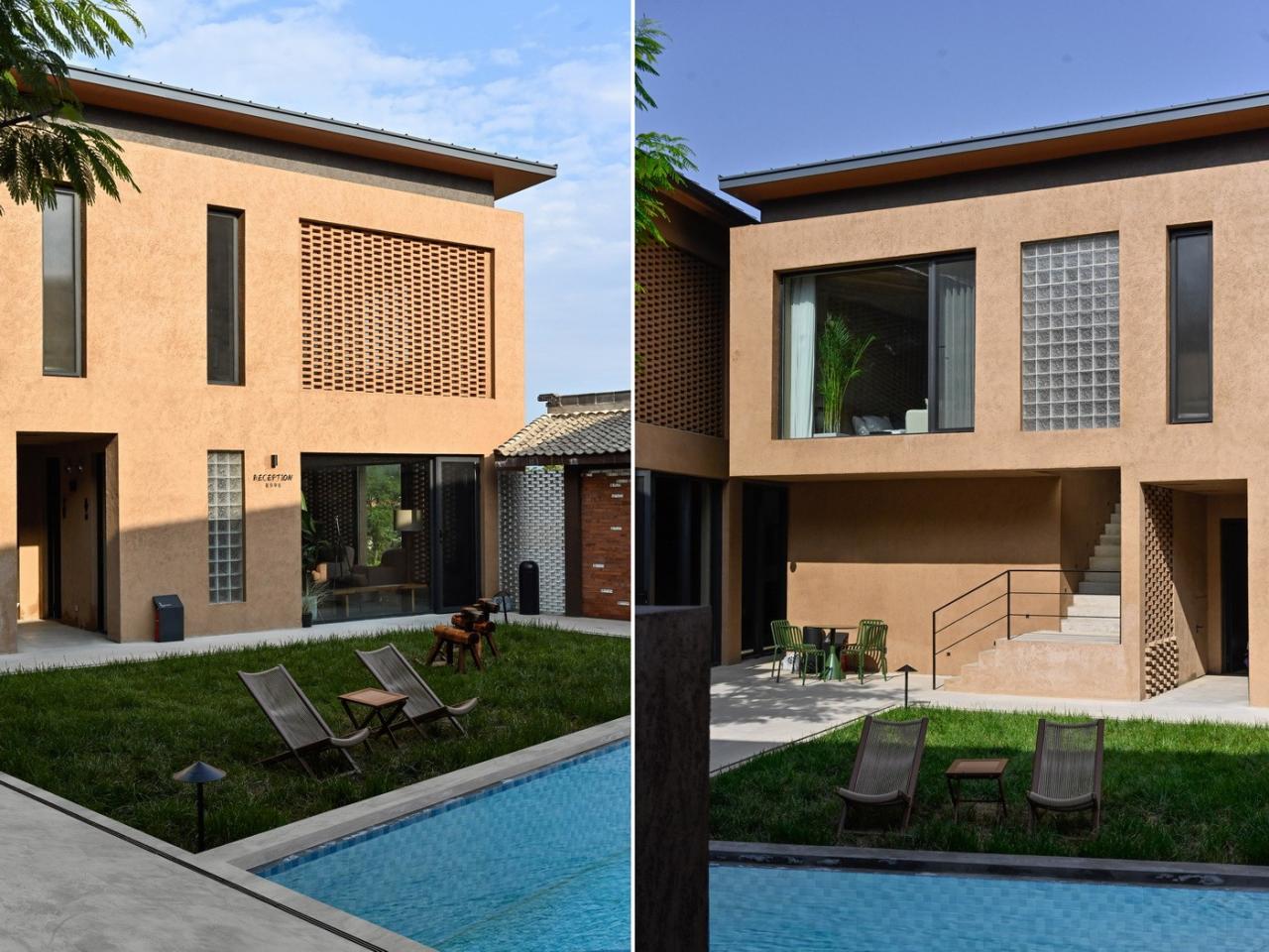 BIM建筑|伴山而居:后院•溜石港民宿 / GW空间设计 BIM建筑|伴山而居:后院•溜石港民宿 / GW空间设计