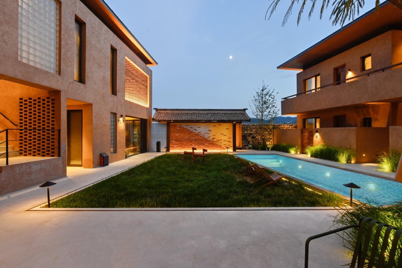 BIM建筑|伴山而居:后院•溜石港民宿 / GW空间设计 BIM建筑|伴山而居:后院•溜石港民宿 / GW空间设计