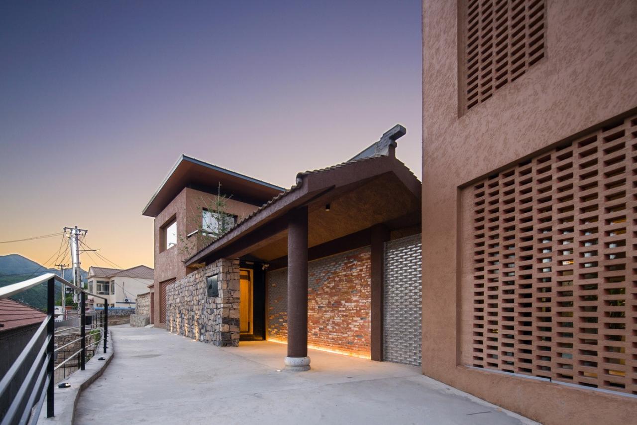 BIM建筑|伴山而居:后院•溜石港民宿 / GW空间设计 BIM建筑|伴山而居:后院•溜石港民宿 / GW空间设计