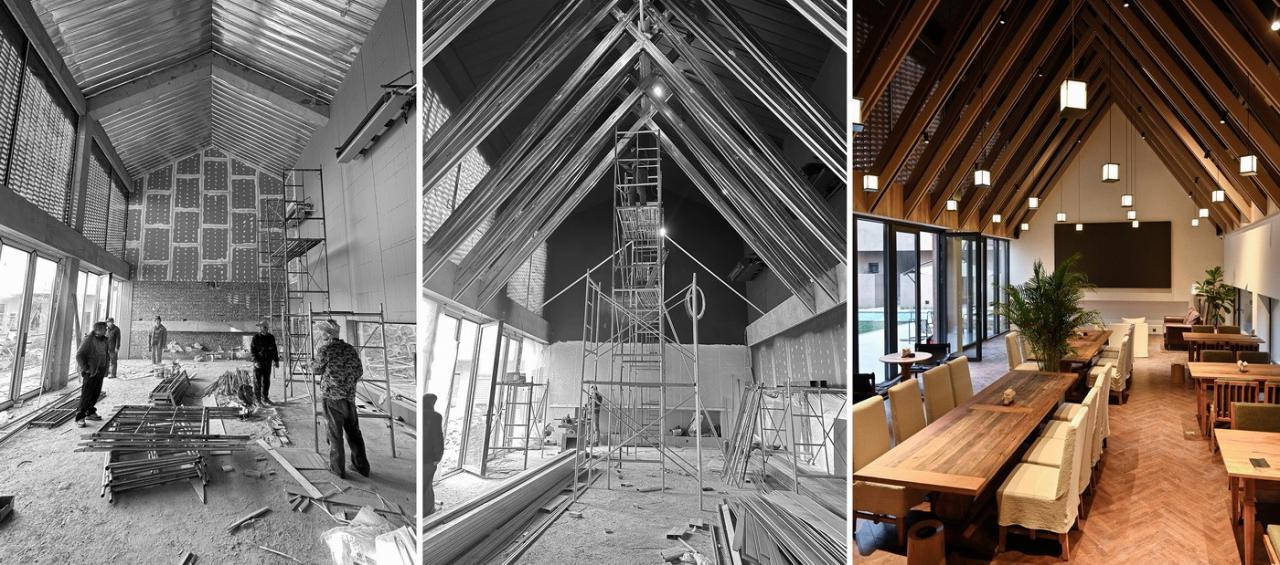 BIM建筑|伴山而居:后院•溜石港民宿 / GW空间设计 BIM建筑|伴山而居:后院•溜石港民宿 / GW空间设计