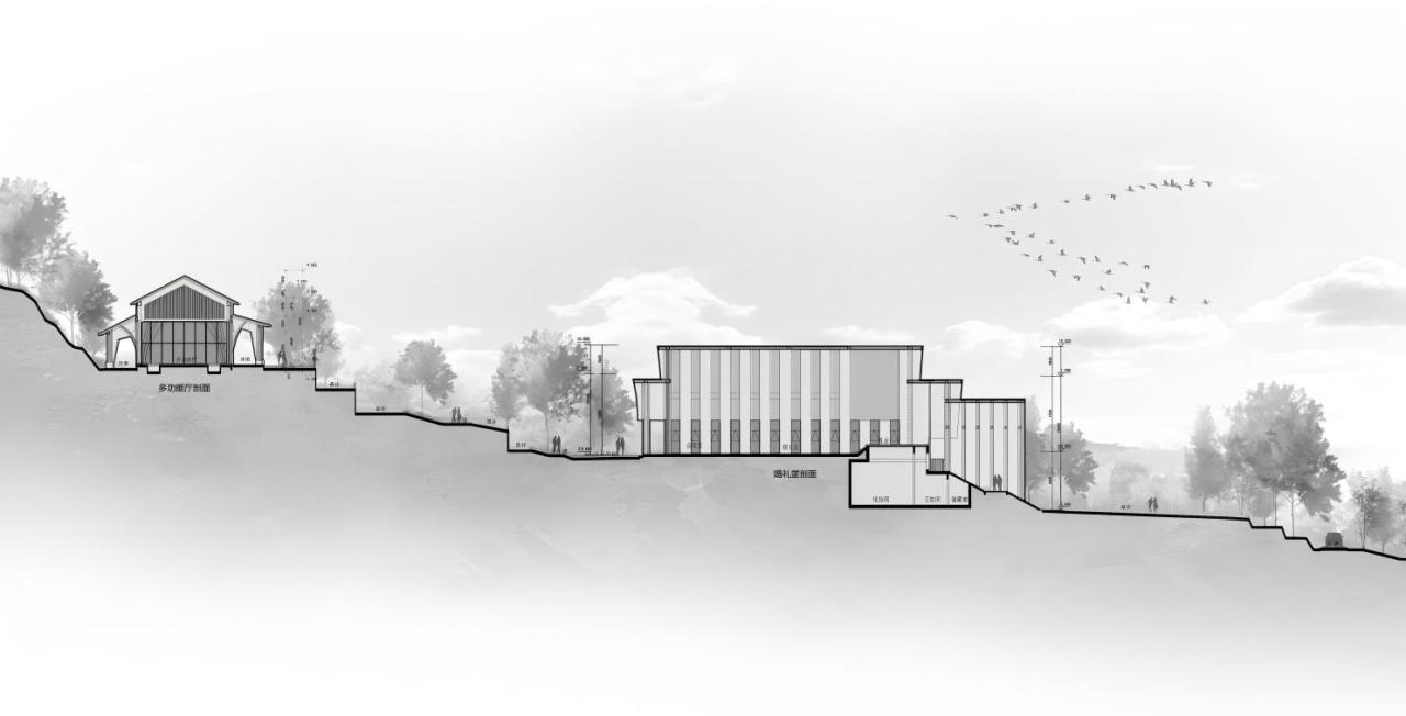 BIM建筑|枕山栖谷,虎凹慢时光:庐江县柯坦镇虎凹欢乐茶谷 / 中铁合肥建筑市政工程设计研究院有限公司 BIM建筑|枕山栖谷,虎凹慢时光:庐江县柯坦镇虎凹欢乐茶谷 / 中铁合肥建筑市政工程设计研究院有限公司