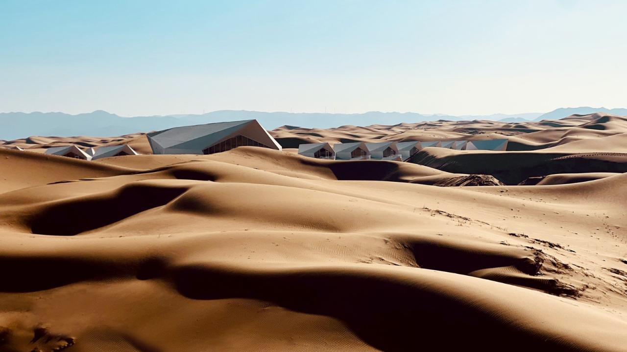 BIM建筑|中卫沙漠钻石酒店 / 水石设计-米川工作室 BIM建筑|中卫沙漠钻石酒店 / 水石设计-米川工作室