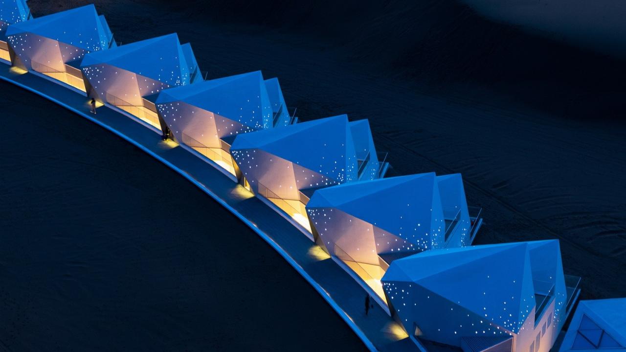 BIM建筑|中卫沙漠钻石酒店 / 水石设计-米川工作室 BIM建筑|中卫沙漠钻石酒店 / 水石设计-米川工作室