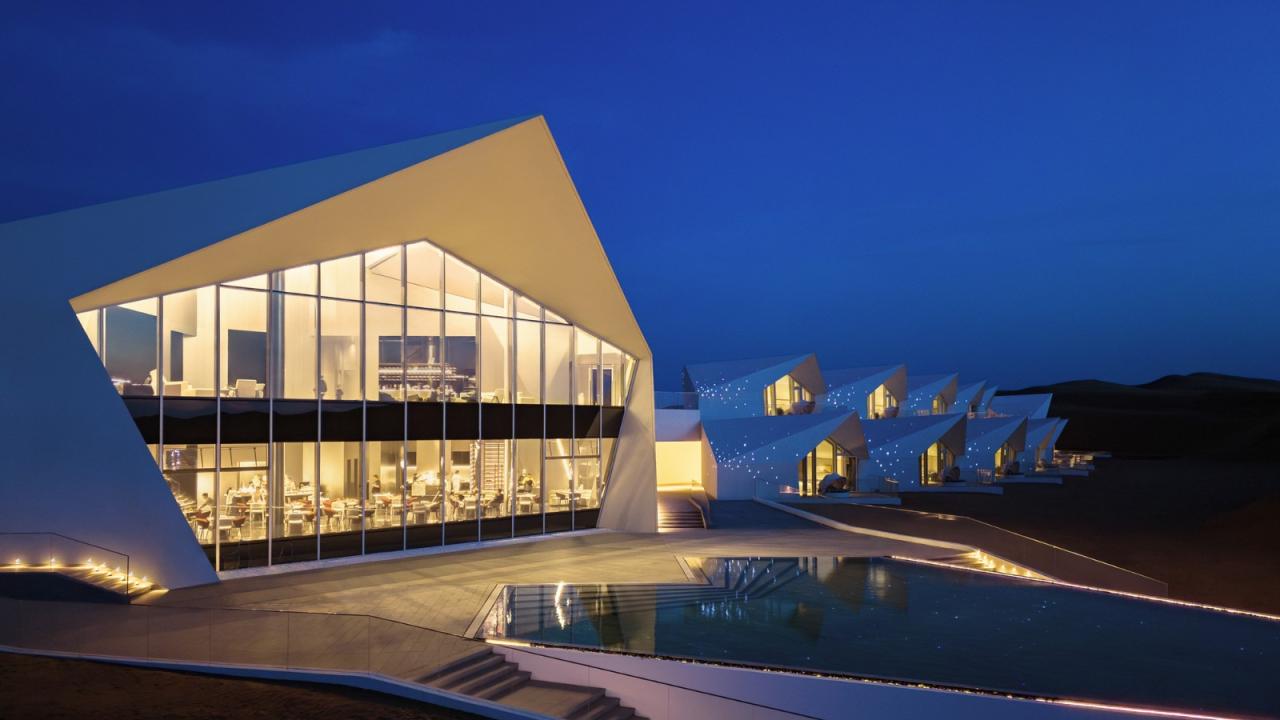 BIM建筑|中卫沙漠钻石酒店 / 水石设计-米川工作室 BIM建筑|中卫沙漠钻石酒店 / 水石设计-米川工作室