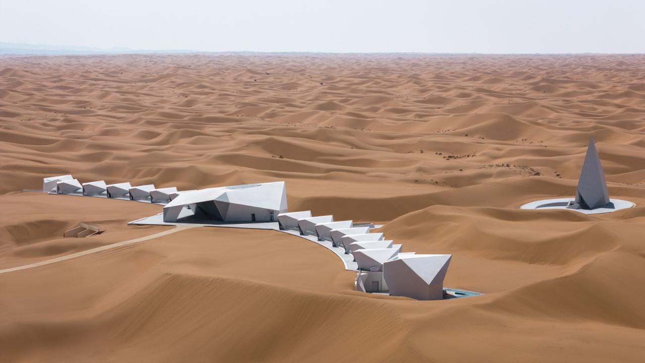 BIM建筑|中卫沙漠钻石酒店 / 水石设计-米川工作室 BIM建筑|中卫沙漠钻石酒店 / 水石设计-米川工作室