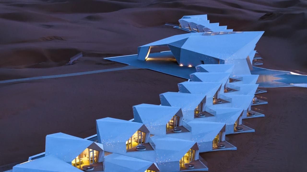 BIM建筑|中卫沙漠钻石酒店 / 水石设计-米川工作室 BIM建筑|中卫沙漠钻石酒店 / 水石设计-米川工作室