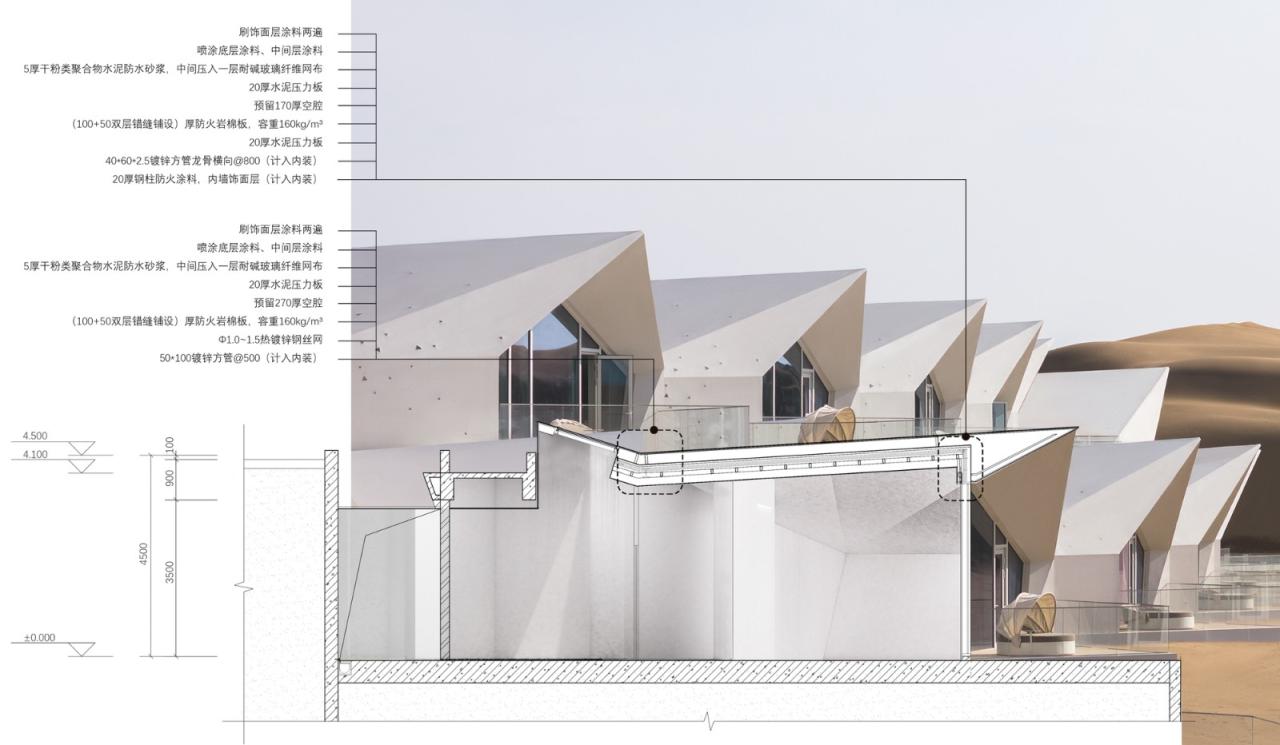 BIM建筑|中卫沙漠钻石酒店 / 水石设计-米川工作室 BIM建筑|中卫沙漠钻石酒店 / 水石设计-米川工作室