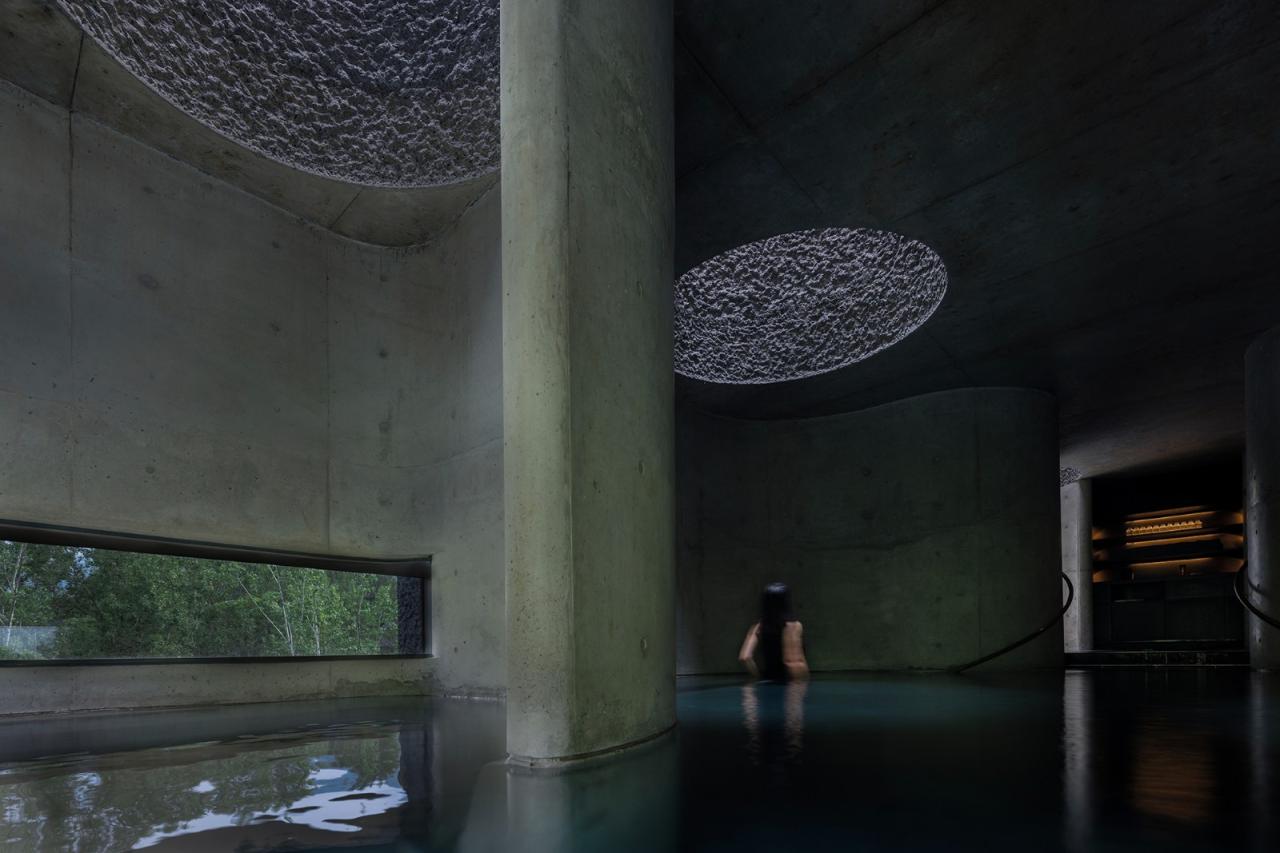 BIM建筑|雾灵山眼石汤泉,林中仪器 / 直向建筑 BIM建筑|雾灵山眼石汤泉,林中仪器 / 直向建筑