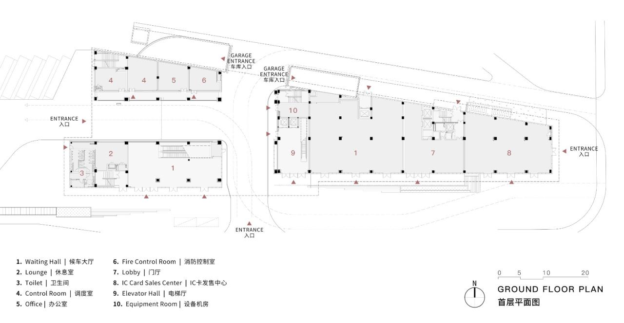 BIM建筑|自然的过客:杭州汽车西站公交枢纽站 / 浙江大学建筑设计研究院 BIM建筑|自然的过客:杭州汽车西站公交枢纽站 / 浙江大学建筑设计研究院